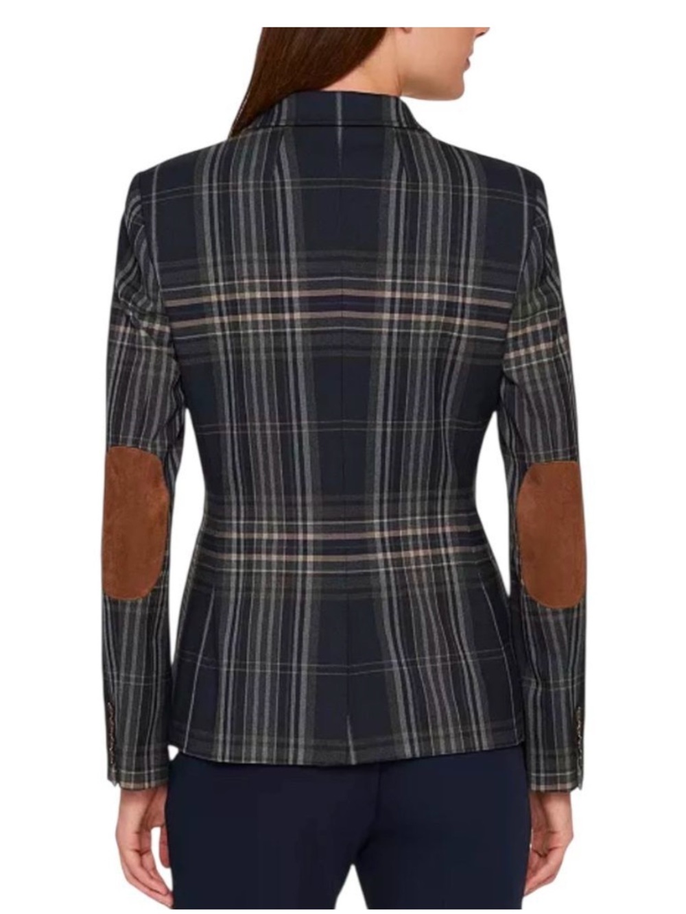 Tommy Hilfiger Navy Plaid Blazer - Picture 4 of 15